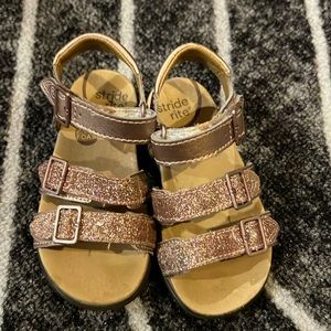 Stride Rite Rose Gold Sandals